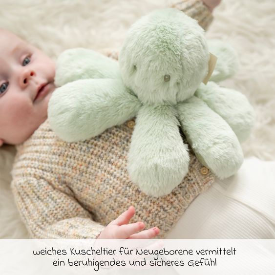 Nattou Peluche Avec Hochet - Vert Tilleul