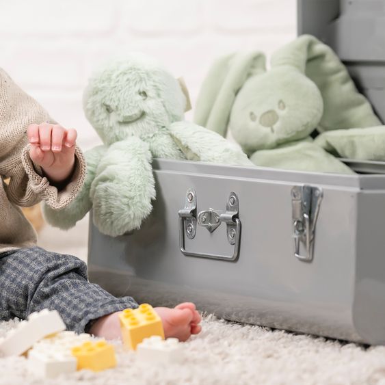 Nattou Peluche Avec Hochet - Vert Tilleul