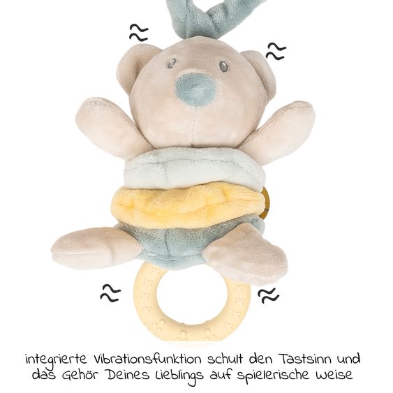 Nattou Kuscheltier mit Vibrationsfunktion - Bär Jules