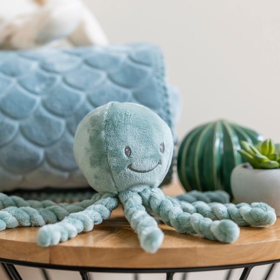 Nattou Octopus Piu Piu cuddly toy - Coppergreen