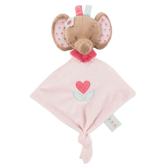 Nattou Mini-Schmusetuch Rose der Elefant