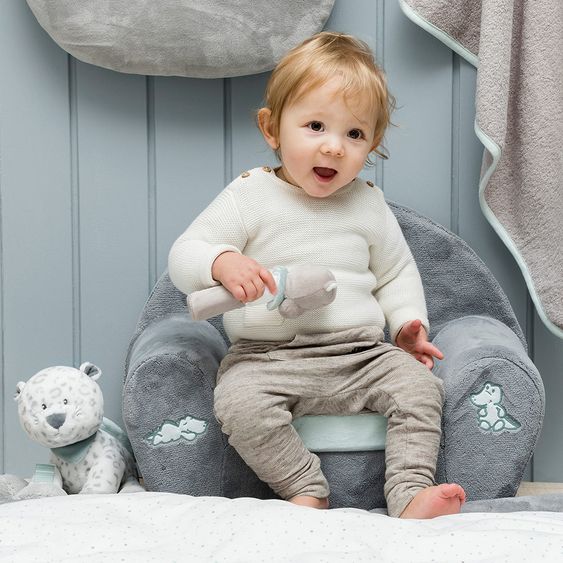 Nattou Mini-Sessel Lea & Freunde - Grau