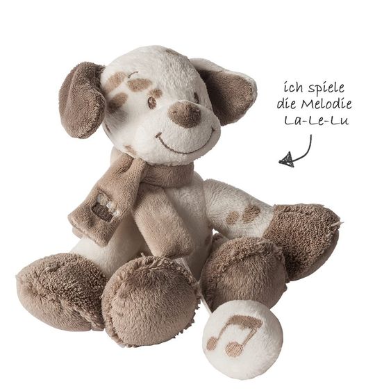 Nattou Mini-Spieluhr Max der Hund 20 cm - Crown