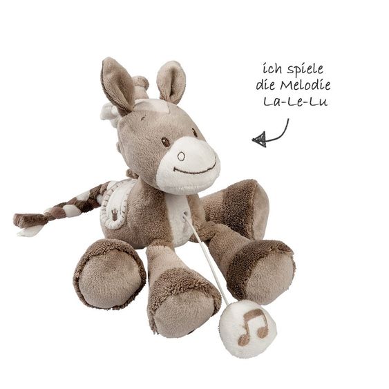 Nattou Mini-Spieluhr Noa das Pferd 20 cm - Crown