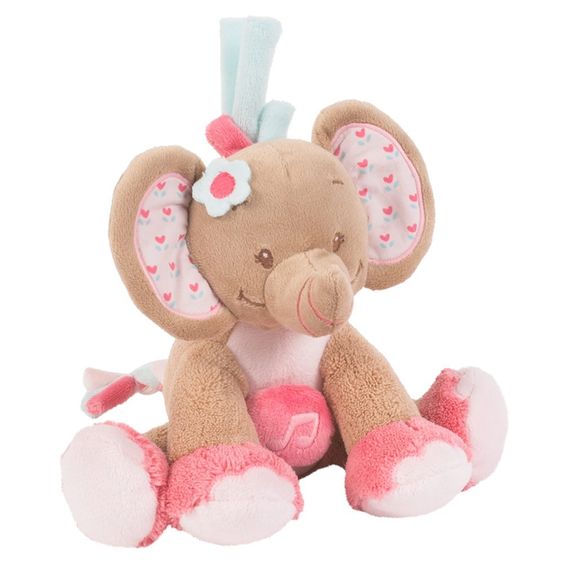 Nattou Mini-Spieluhr Rose der Elefant 22 cm