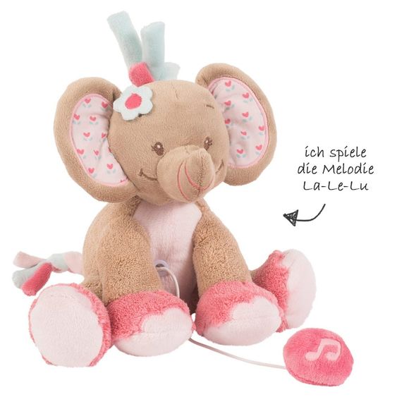 Nattou Mini-Spieluhr Rose der Elefant 22 cm