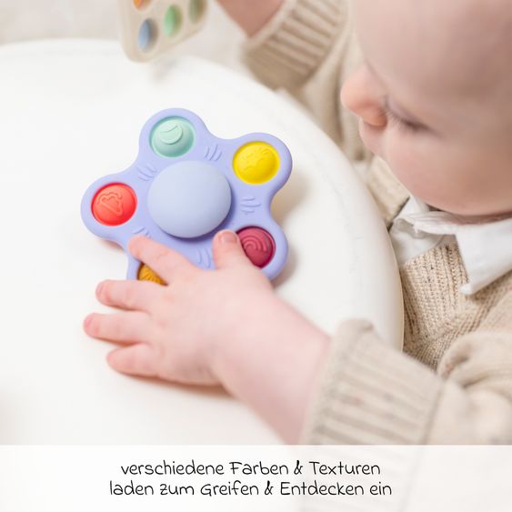 Nattou Pop-It Spinner Drehspielzeug