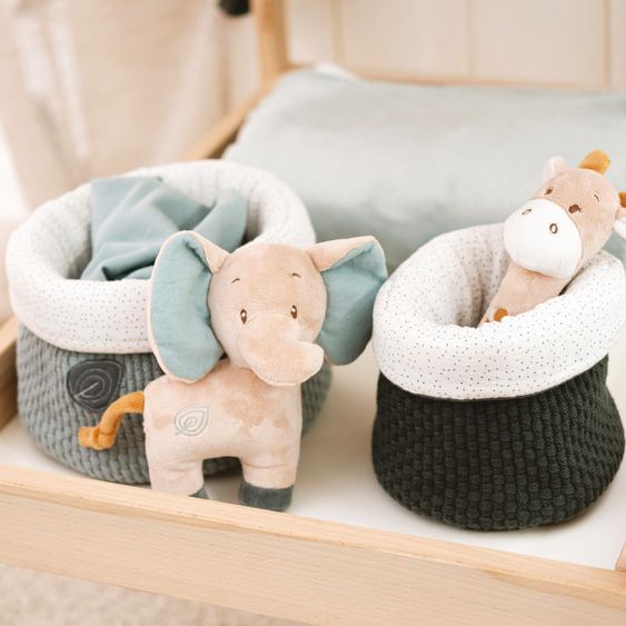 Nattou Rassel-Tier Elefant 19 cm - Luna & Axel