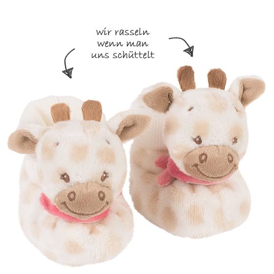 Nattou Rasselschuh Charlotte die Giraffe