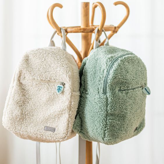 Nattou Rucksack Backpack - Teddy - Green