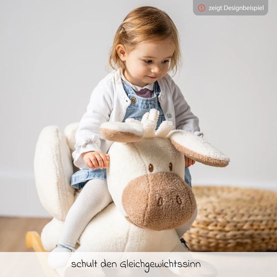 Nattou Schaukeltier Esel Cappuccino - Beige