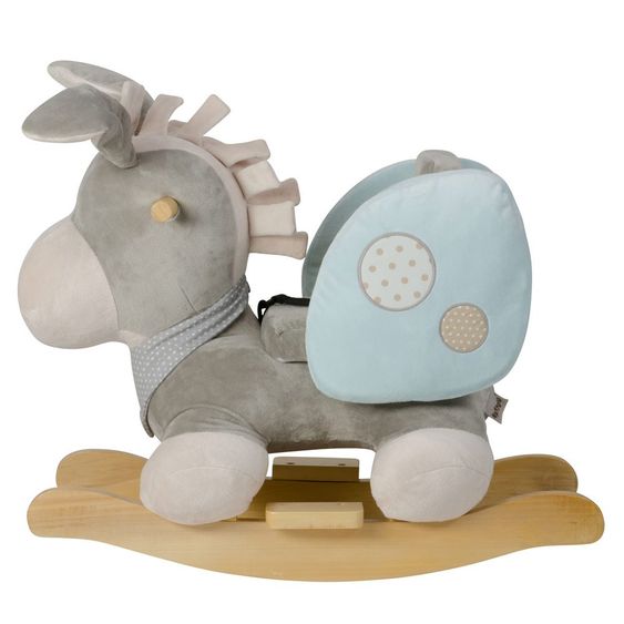 Nattou Rocking animal Donkey Cappuccino - Grey