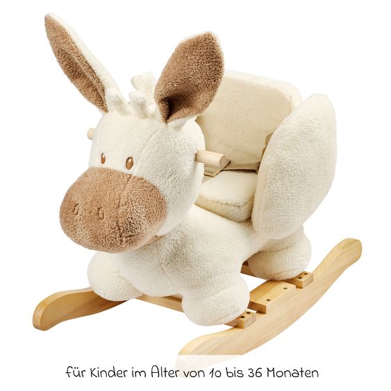 Nattou Schaukeltier - Esel - Ecru