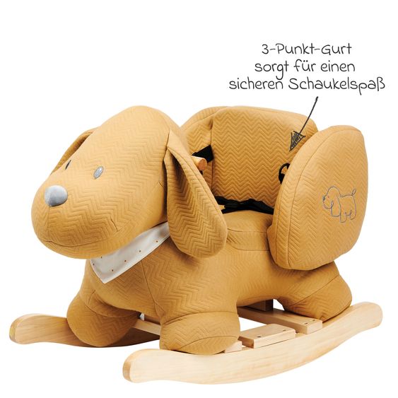 Nattou Schaukeltier - Hund Charlie - Caramel
