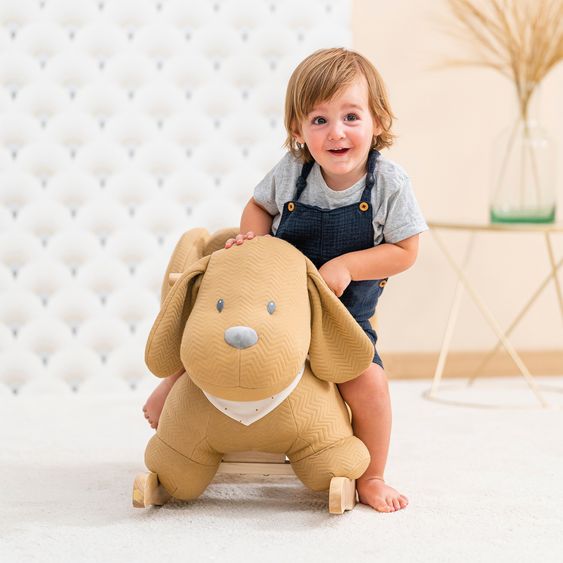 Nattou Schaukeltier - Hund Charlie - Caramel