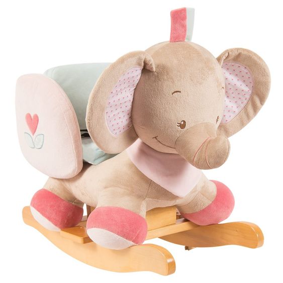 Nattou Schaukeltier Rose der Elefant