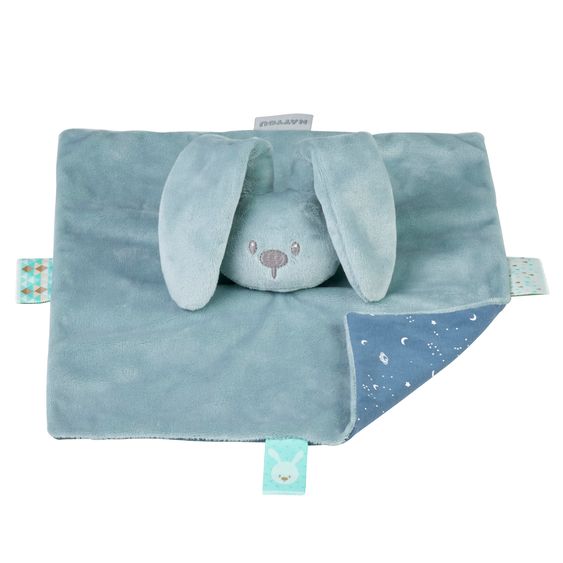 Nattou Cuddle cloth Glow in the dark 28 cm - Lapidou bunny - Coppergreen