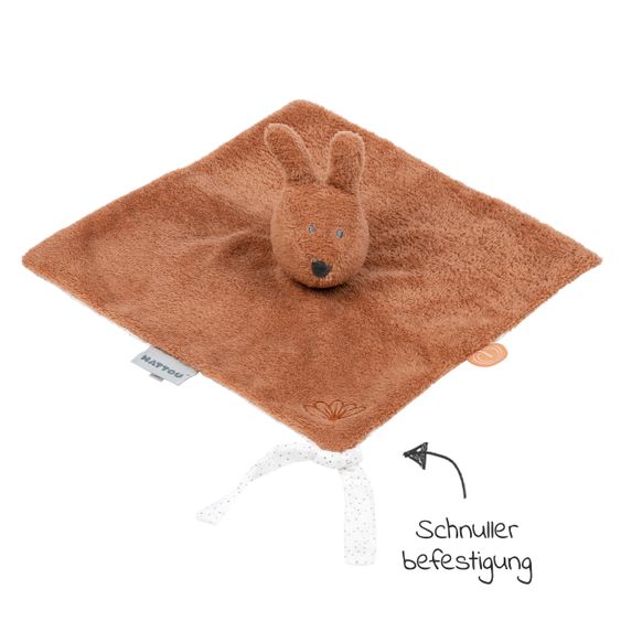 Nattou Schmusetuch Hase 27 cm - Susie & Bonnie - Rust