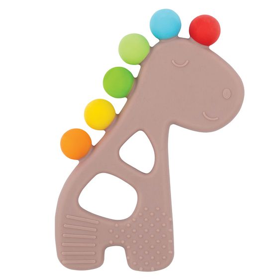 Nattou Silikon-Beißring - Giraffe