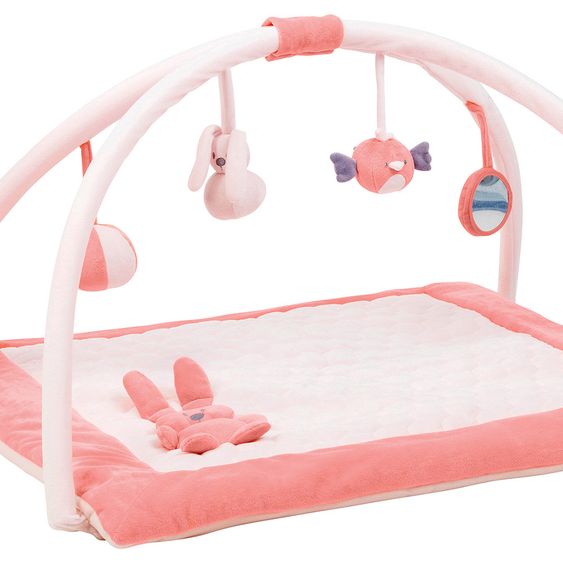 Nattou Spieldecke Hase Lapidou - Coral Light Pink