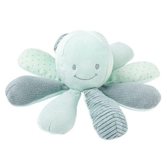 Nattou Play animal Activity Octopus 28 cm - Mint
