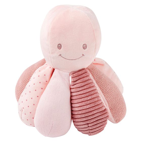 Nattou Play animal Activity Octopus 28 cm - Pink