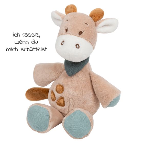 Nattou Spieltier Giraffe mit Rassel 18 cm - Luna & Axel