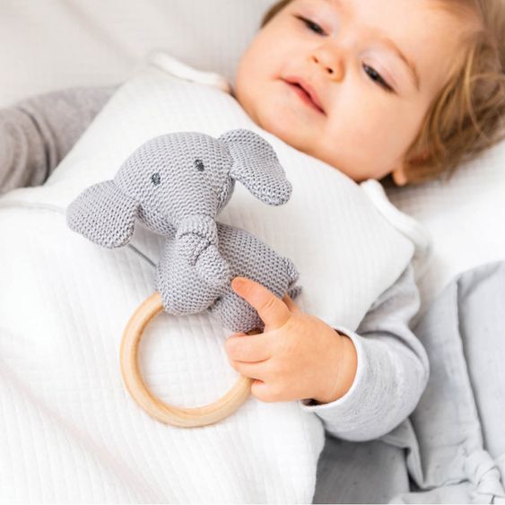 Nattou Strick-Rasseltier Elefant Tembo