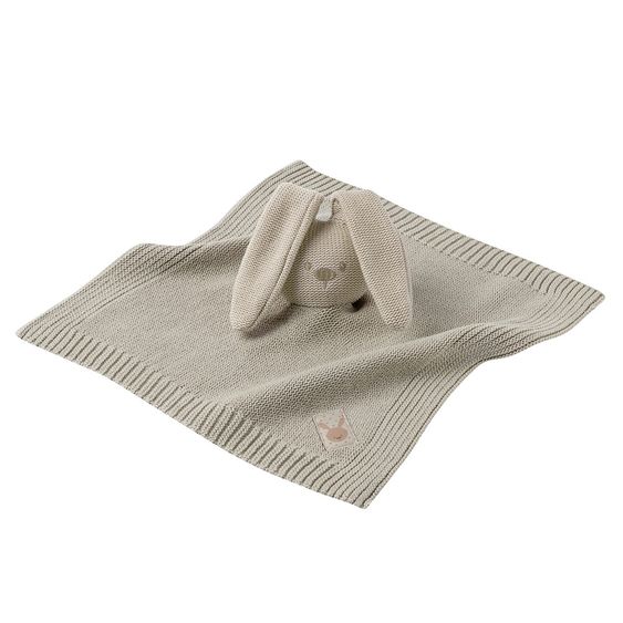 Nattou Strick-Schmusetuch Hase Lapidou 32 cm - Beige