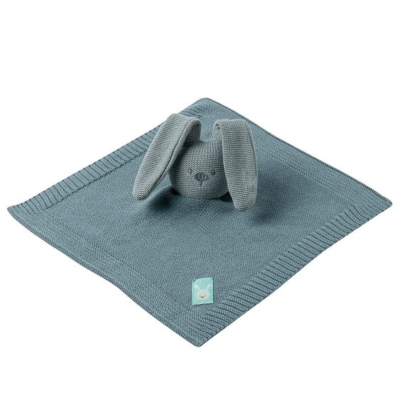 Nattou Strick-Schmusetuch Hase Lapidou 32 cm - Coppergreen
