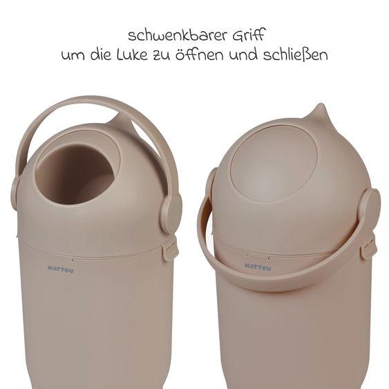 Nattou Windeleimer Dropy - Taupe
