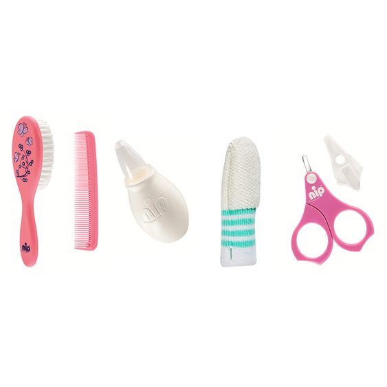 Nip 5-piece care set - Pink