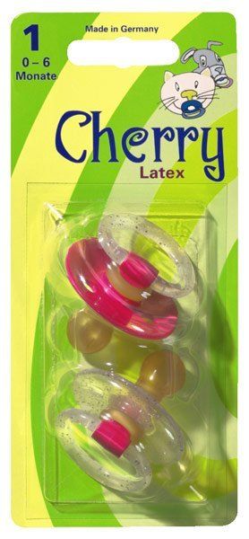 Nip Beruhigungssauger Cherry Latex Gr.1