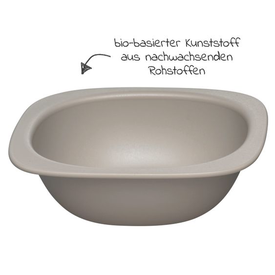 Nip Breischale 2er Pack eat green - aus nachwachsenden Rohstoffen - Grau