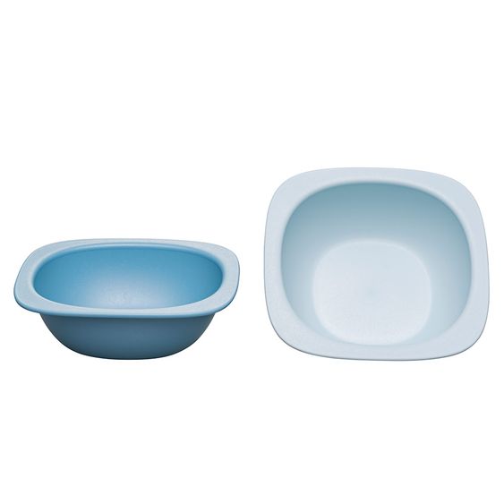 Nip Öko-Breischale 2er Pack eat green - aus nachwachsenden Rohstoffen - Blau