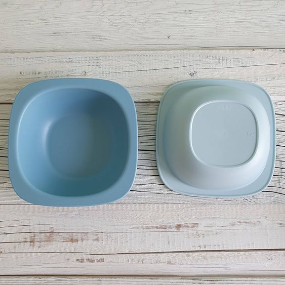 Nip Öko-Breischale 2er Pack eat green - aus nachwachsenden Rohstoffen - Blau