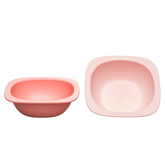 Nip Eco-brew bowl 2-pack eat green - from renewable raw materials - rose