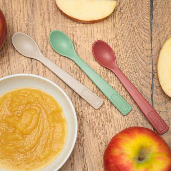 Nip Öko-Fütterlöffel 3er Pack eat green - aus nachwachsenden Rohstoffen