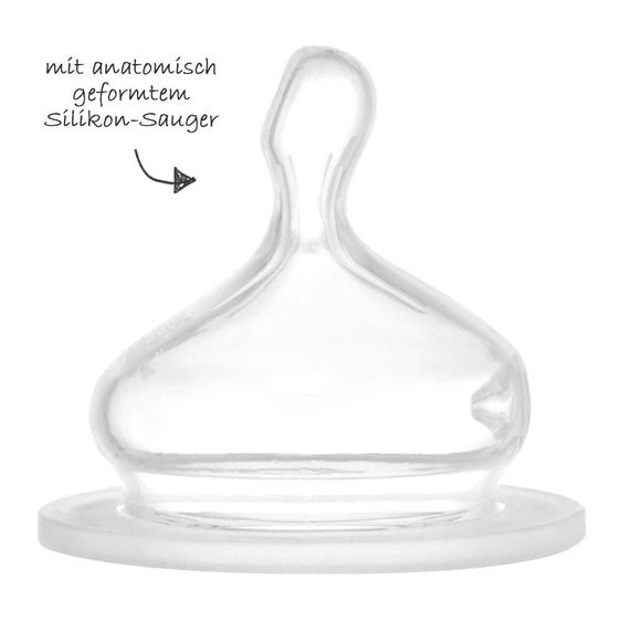 Nip PP-Flasche 260 ml - Silikon Gr.1 - Zirkus Boy