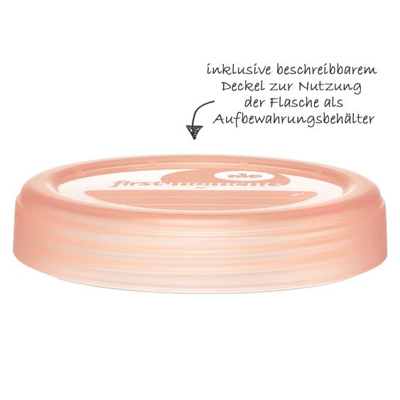 Nip PP-Flasche & Aufbewahrungsbehälter 2in1 first moments 150 ml - Silikon Gr. S - Frosch