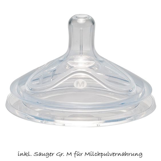 Nip PP-Flasche & Aufbewahrungsbehälter 2in1 first moments 270 ml - Silikon Gr. M - Eule