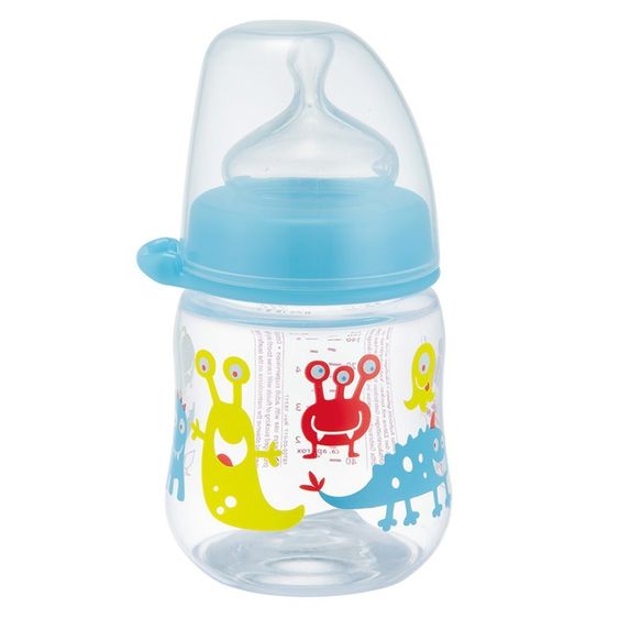 Nip Bottiglia PP Monster 150 ml - Silicone Gr.1 - Blu