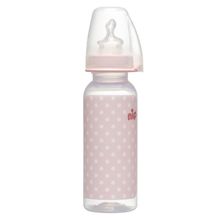 Bottiglia PP Trendy 250 ml - Silicone Gr. 1 M - Rosa