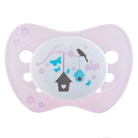 Nip Schnuller 2er Pack Life - Silikon 5-18 M - Reh & Vogelhaus