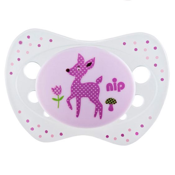 Nip Schnuller 2er Pack Life - Silikon 5-18 M - Reh & Vogelhaus