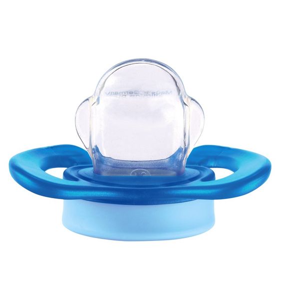 Nip Schnuller 2er Pack Miss Denti - Silikon 5-13 M - Delfin - Blau