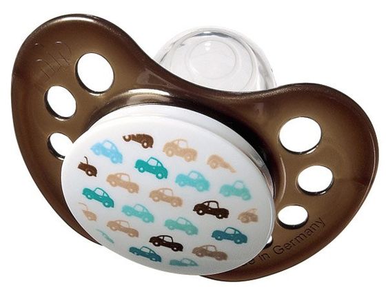 Nip Schnuller 2er Pack Trendy - Silikon 0-6 M - Autos & Kreise