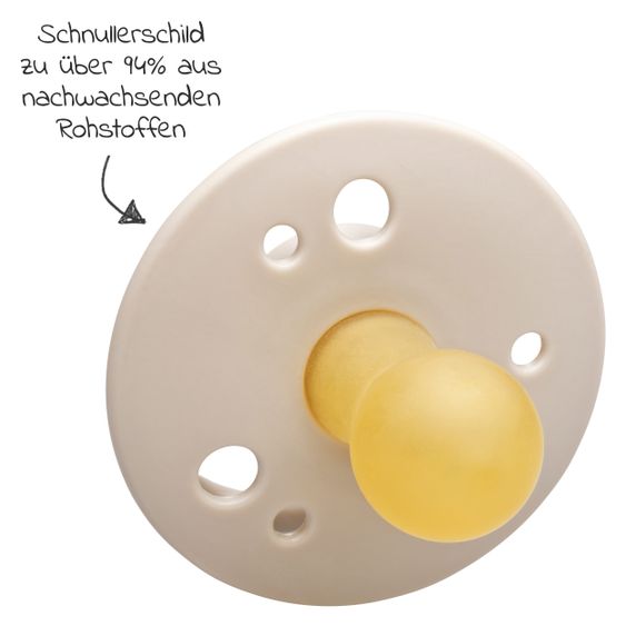 Nip Succhietto 4-pack Verde ciliegia - lattice da 6 m - prodotto con materie prime rinnovabili - verde / beige