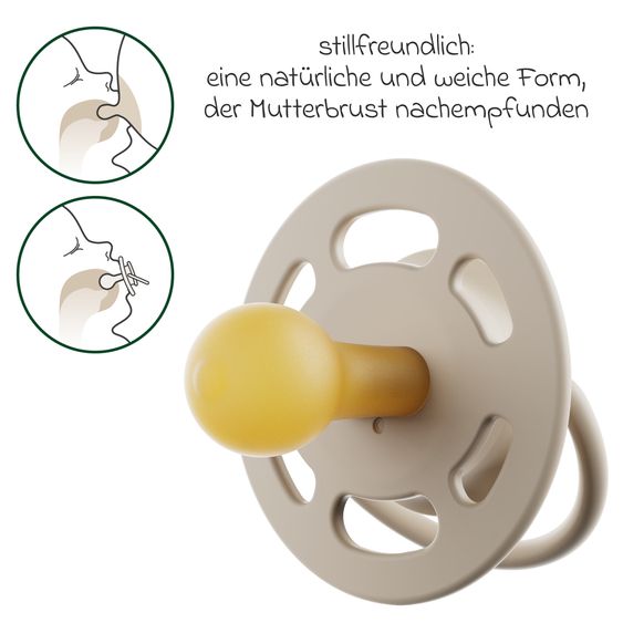 Nip Schnuller 4er Pack Cherry - Latex 0-6 M Boy
