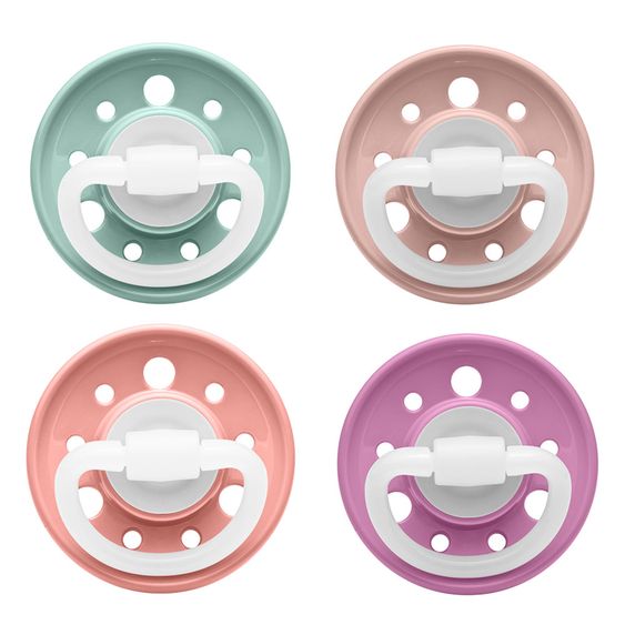 Nip Schnuller 4er Pack Cherry - Latex 0-6 M - Girl